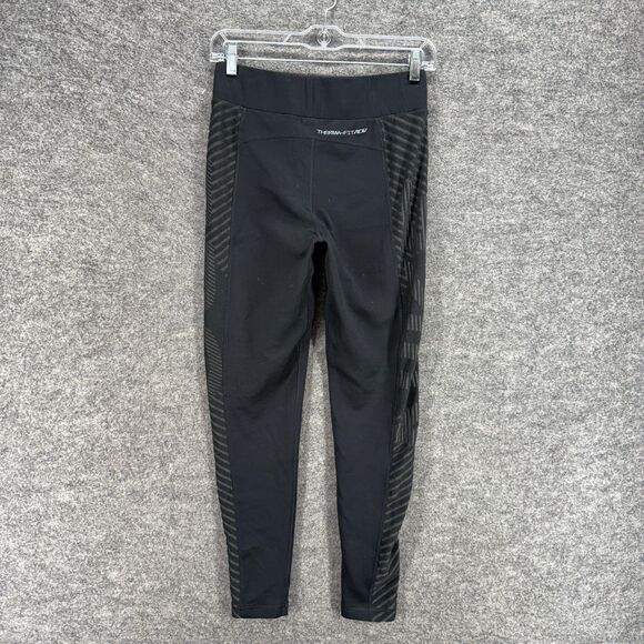 Nike Activewear Leggings Women M Medium Black High Rise Nike Pro Therma Fit - Picture 1 of 7